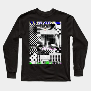 MOSAIC // Face Glitches Artwork Long Sleeve T-Shirt